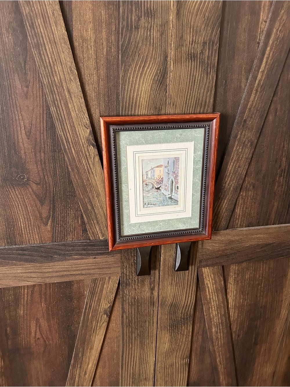 Venice, watercolor framed art